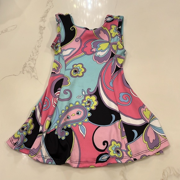 💕HP💕Social Butterfly fit and flare tank dress toddler girl - Picture 4 of 9